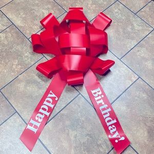 Magnetic Birthday Bow for vehicles